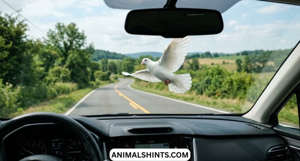 Spiritual Meanings of Birds Flying In Front Of Your Car While Driving