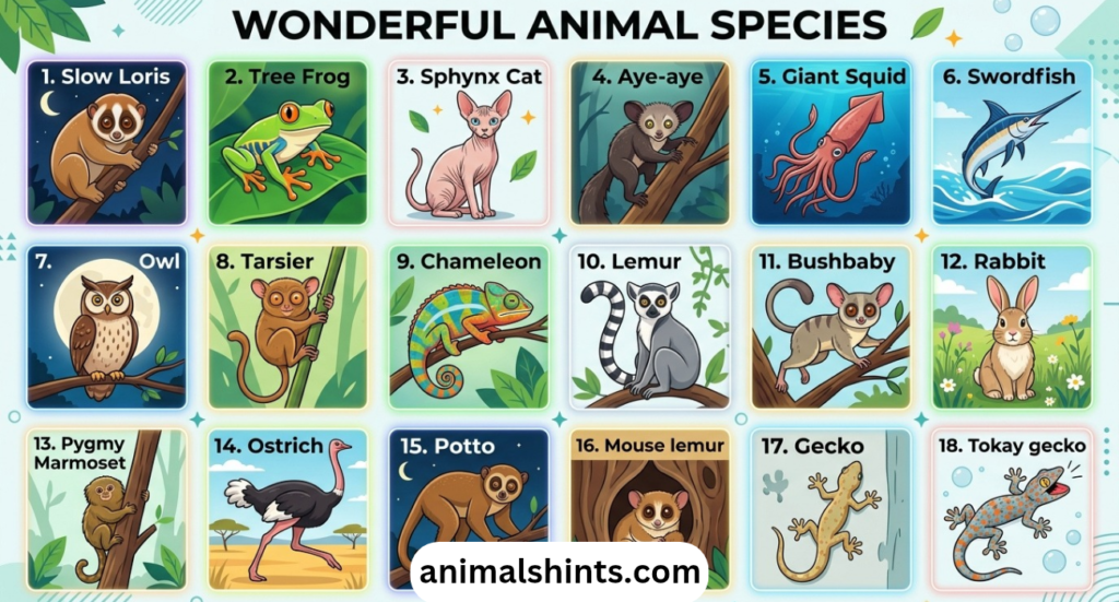 Top 18 Animals with Big Eyes (With Pictures)