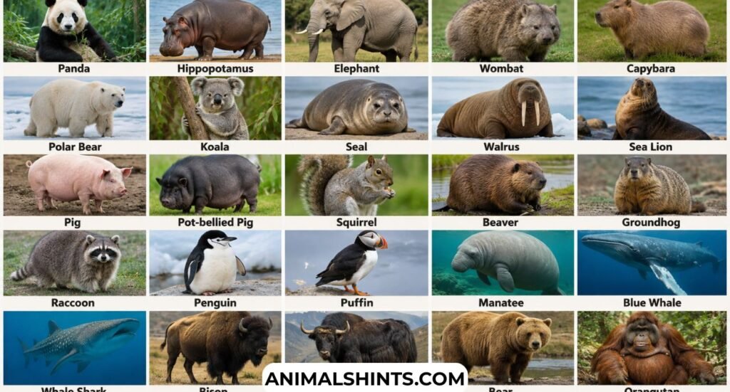 Fat Animals: 25 Chunky Creatures That Will Melt Your Heart