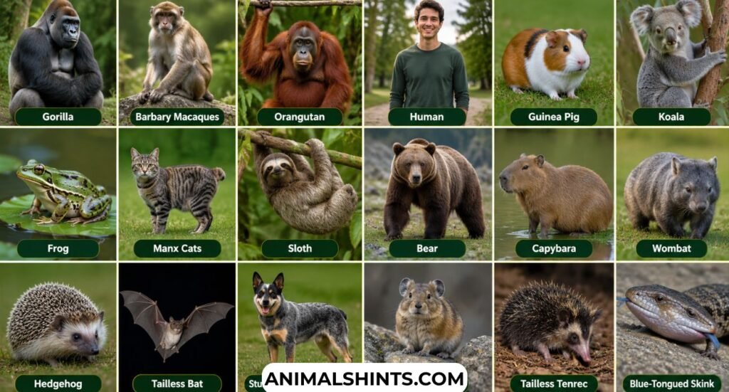 Top 18 Animals With No Tails: Tailless Species, Facts, Habitats & Behavior