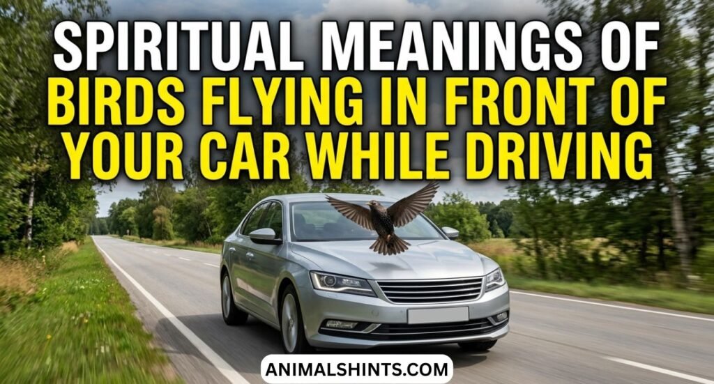 Spiritual Meanings of Birds Flying In Front Of Your Car While Driving