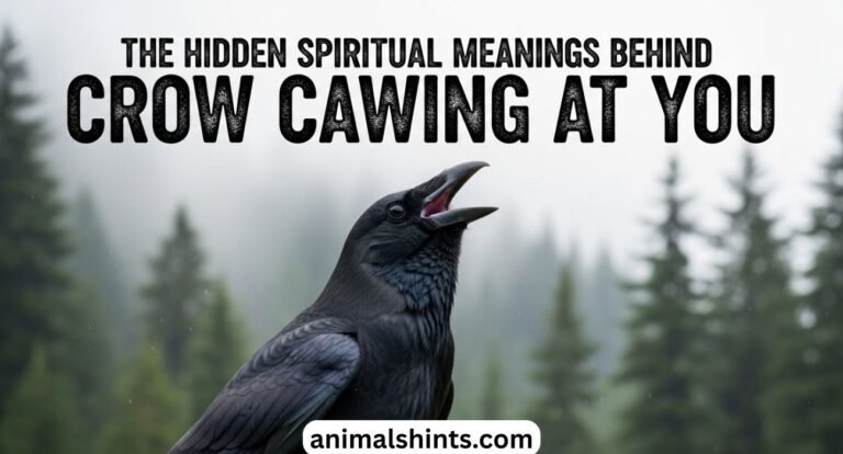 The Hidden Spiritual Meanings Behind Crow Cawing at You