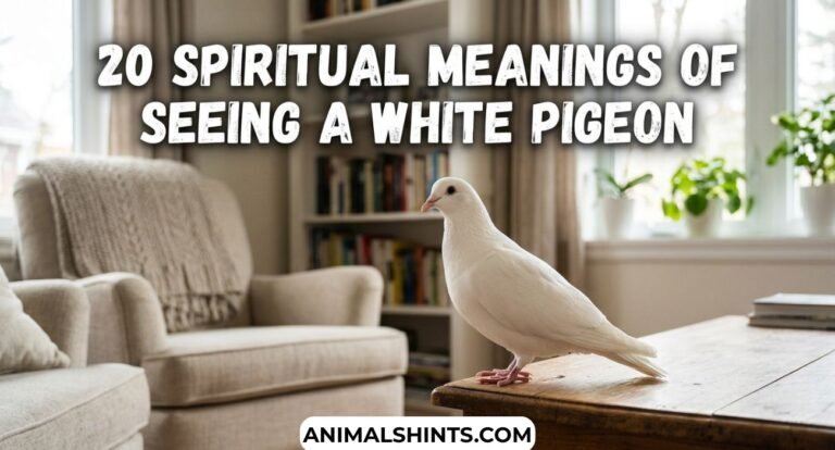 Spiritual Meanings Of Seeing a White Pigeon