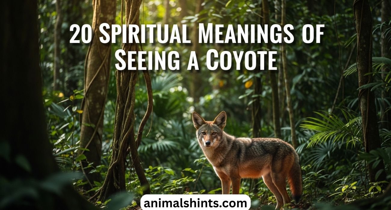 20 Spiritual Meanings of Seeing A Coyote