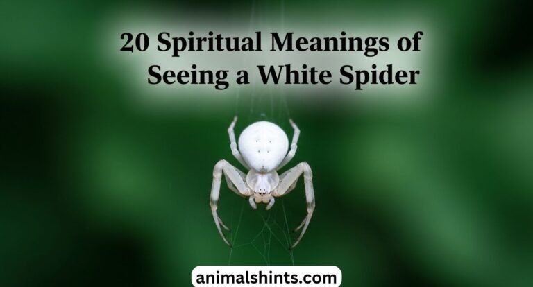 Spiritual Meanings of Seeing a White Spider