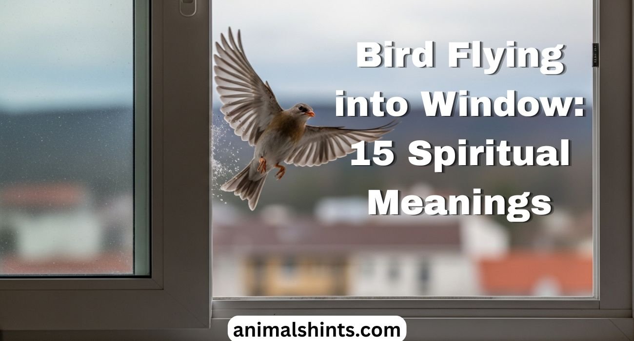 Bird Flying into Window: 15 Spiritual Meanings