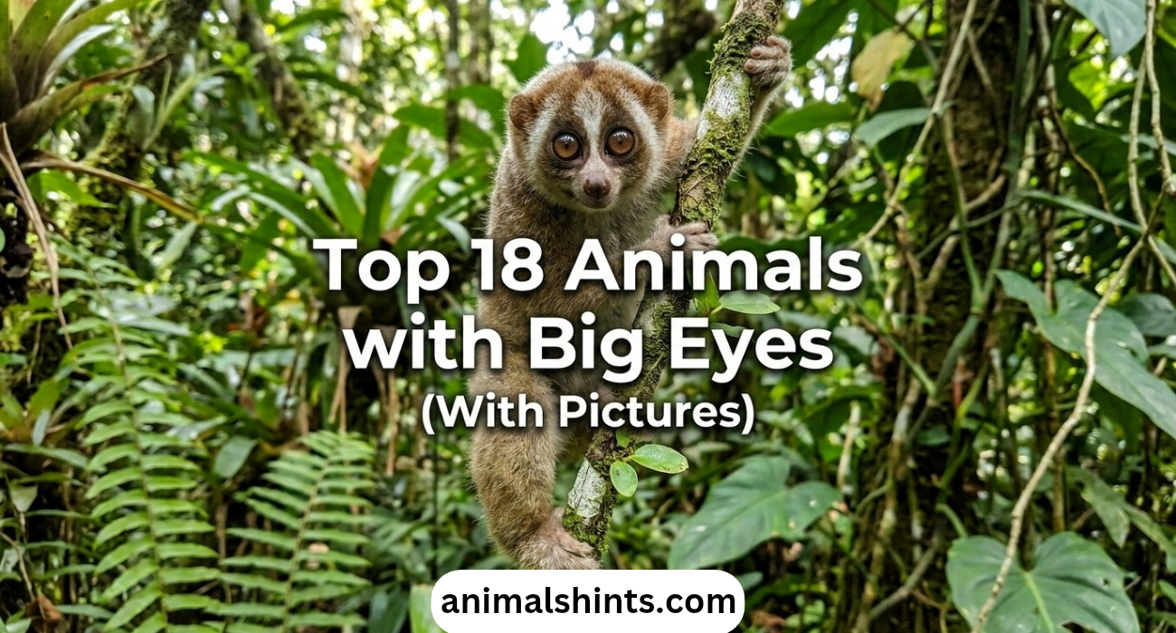 Top 18 Animals with Big Eyes (With Pictures)