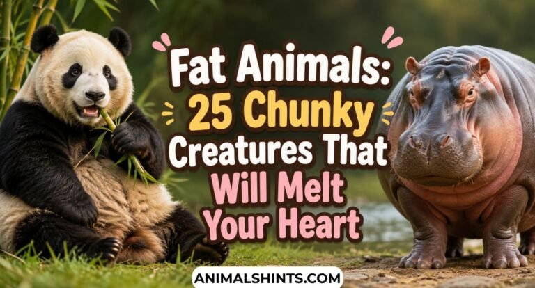 Fat Animals: 25 Chunky Creatures That Will Melt Your Heart