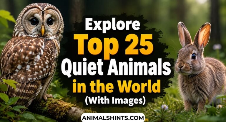 Explore Top 25 Quiet Animals in the World (With Images)