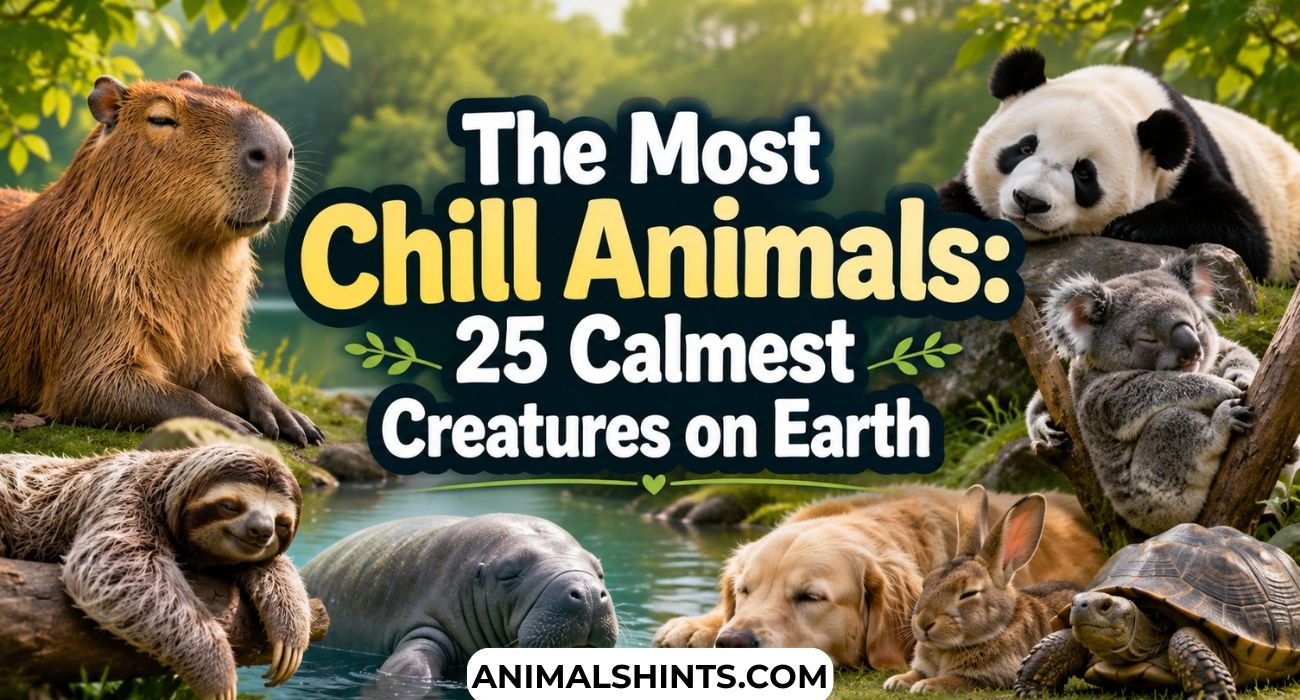 The Most Chill Animals: 25 Docile Creatures on Earth